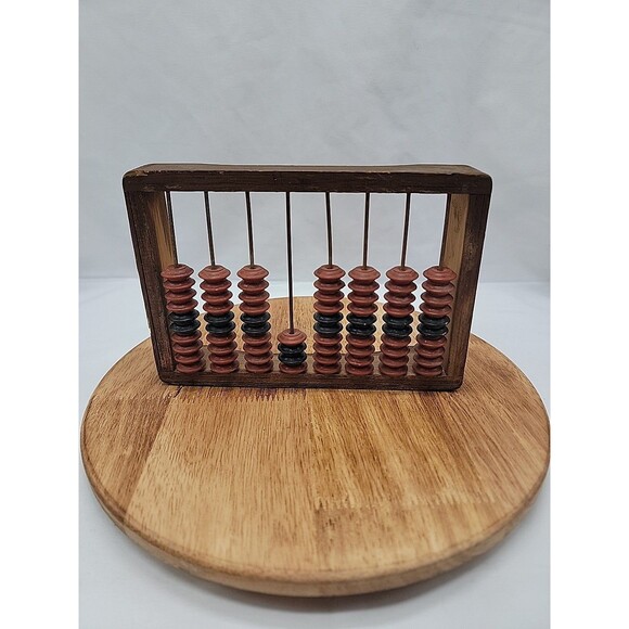 Vintage Russian Wooden Abacus 7x4.75 - Picture 1 of 5